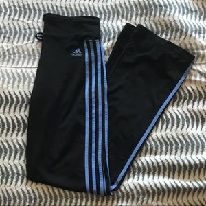 ADIDAS Black&Purple Spandex Yoga/Dance Pants 💃🏻